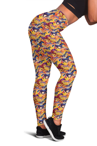 Multi-Colored Horse Leggings