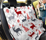 Deer Tree Snowflakes Chrismas Pattern Dog Car Seat Covers