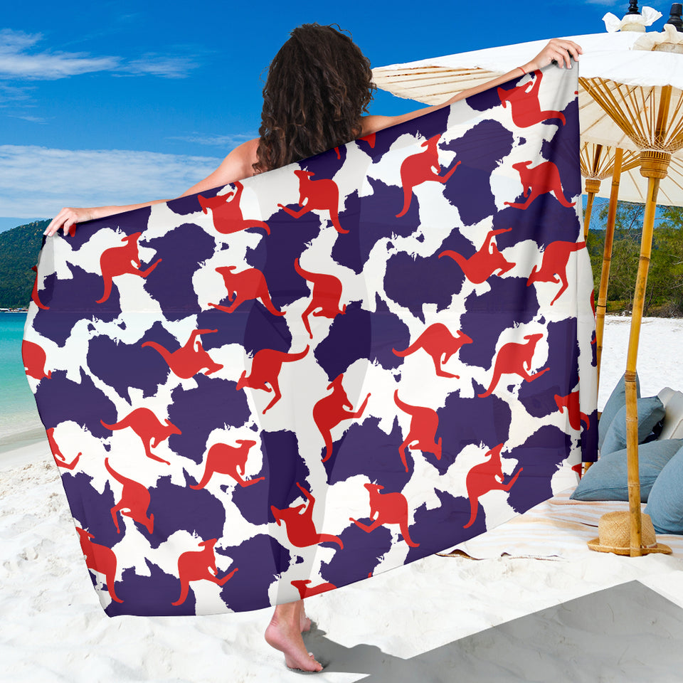 Kangaroo Australian Pattern Sarong