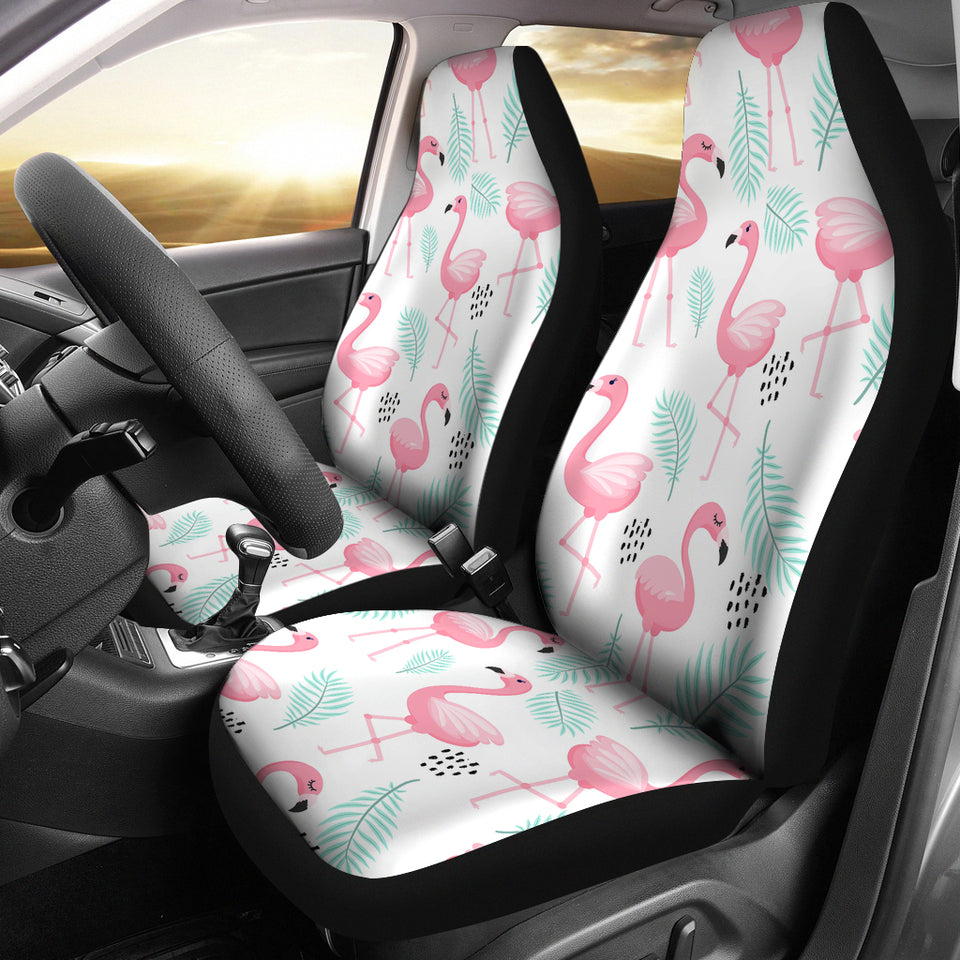 Cute Flamingo Pattern Universal Fit Car Seat Covers