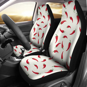 Chili Peppers Pattern  Universal Fit Car Seat Covers