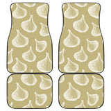 Garlic Design Pattern Front And Back Car Mats