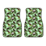 Coconut Pattern Print Design 02 Front Car Mats