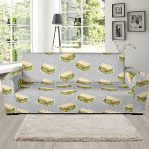 Sandwich Pattern Print Design 05  Sofa Slipcover