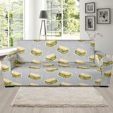 Sandwich Pattern Print Design 05  Sofa Slipcover