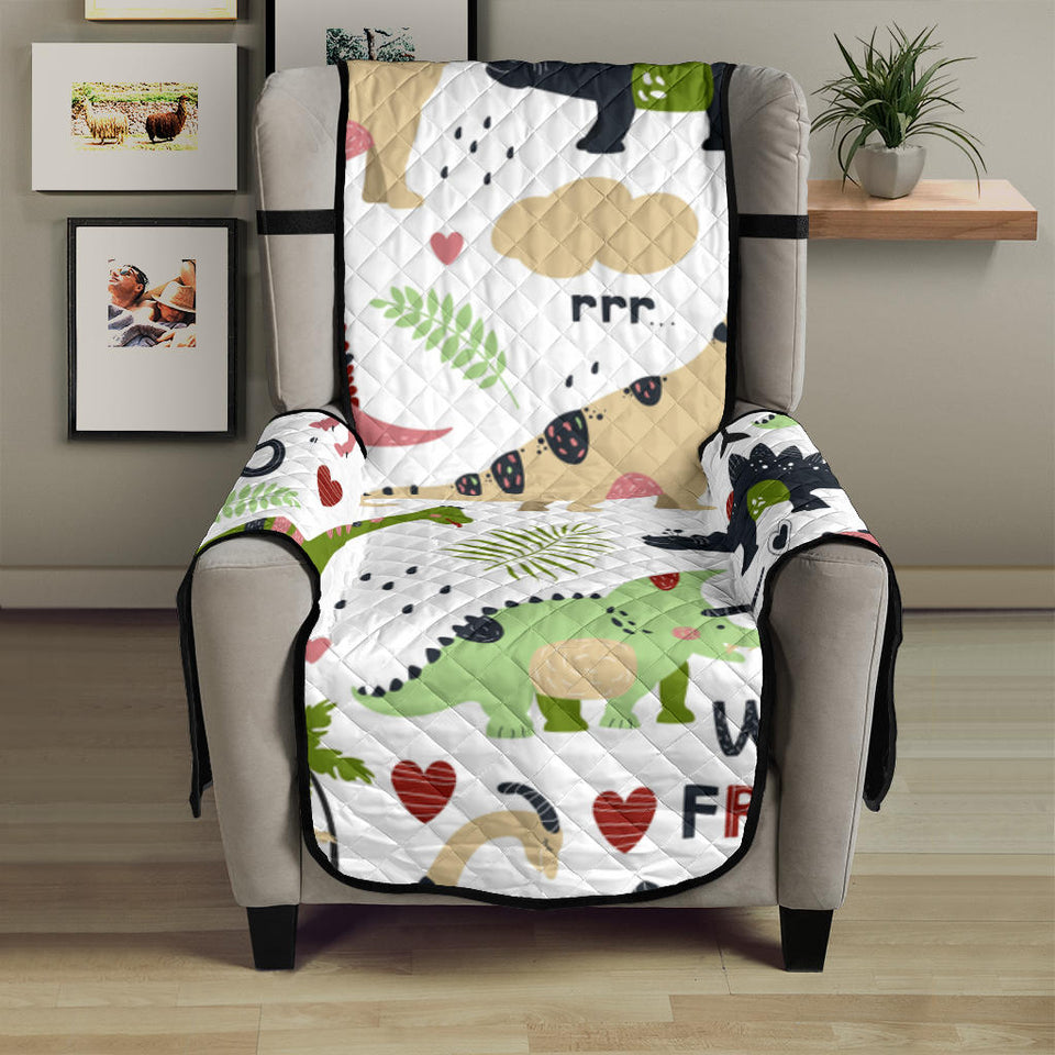 Cute dinosaurs pattern Chair Cover Protector