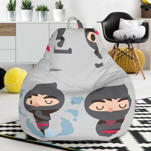 Cute Ninja Pattern Bean Bag Cover