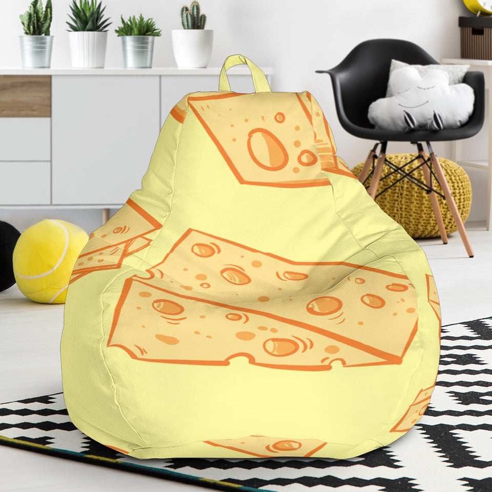 Cheese Design Pattern Bean Bag Cover