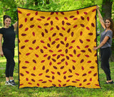 Passion Fruit Texture Premium Quilt