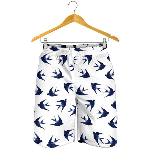 Swallow Pattern Print Design 03 Men Shorts