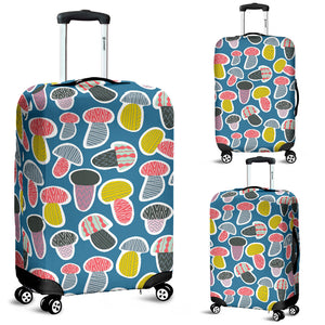 Colorful Mushroom Design Pattern Luggage Covers