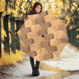 Bread Toast Pattern Print Design 04 Umbrella