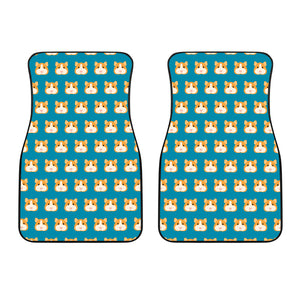 Guinea Pig Pattern Print Design 03 Front Car Mats
