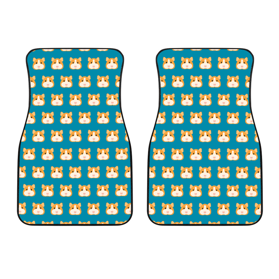 Guinea Pig Pattern Print Design 03 Front Car Mats