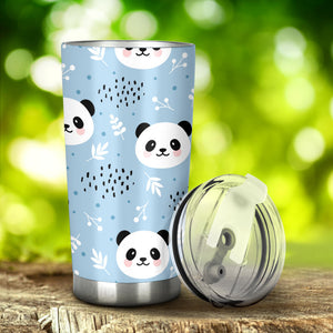 Cute Panda Pattern Tumbler