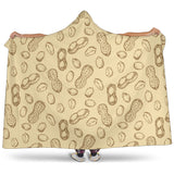 Hand Drawn Peanuts Pattern Hooded Blanket