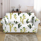 Cute Cactus Pattern Loveseat Couch Slipcover