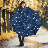 Night Sky Star Pattern Umbrella