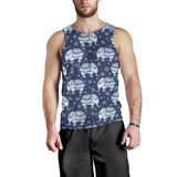 Elephant tribal design pattern Men Tank Top