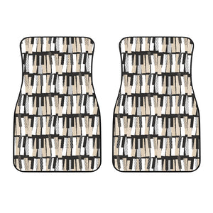 Piano Pattern Print Design 04 Front Car Mats