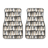 Piano Pattern Print Design 04 Front Car Mats