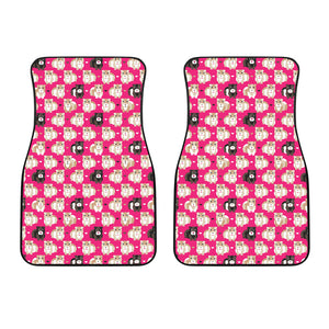 Guinea Pig Pattern Print Design 01 Front Car Mats