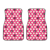Guinea Pig Pattern Print Design 01 Front Car Mats