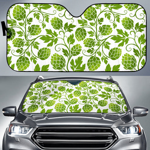 Hop Design Pattern Car Sun Shade