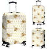 Bee Honeycomb Seamless Design Pattern Luggage Covers