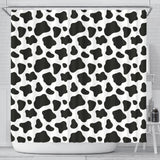 Cow Skin Pattern Shower Curtain Fulfilled In US