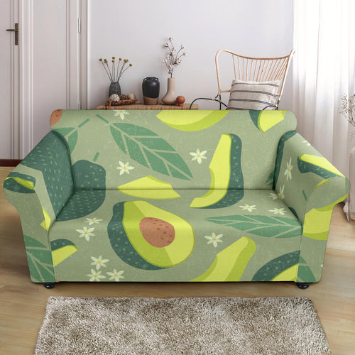 Avocado Pattern Loveseat Couch Slipcover