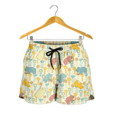 Hippopotamus Pattern Print Design 04 Women Shorts