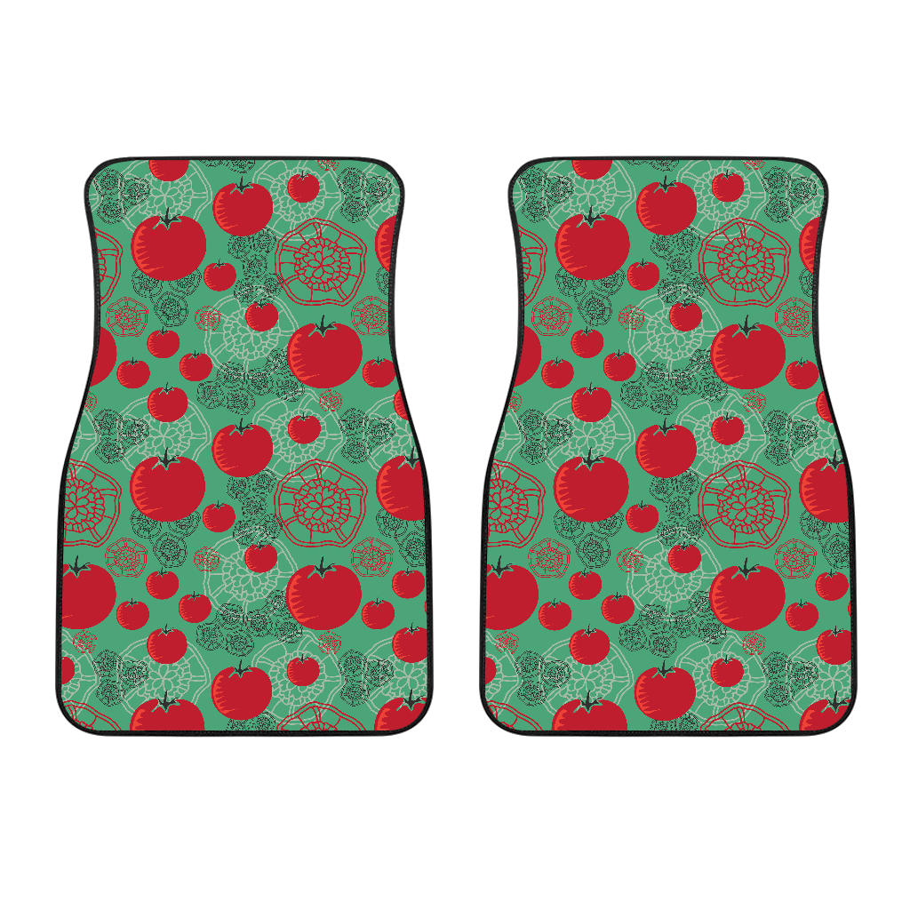 Tomato Design Pattern Front Car Mats