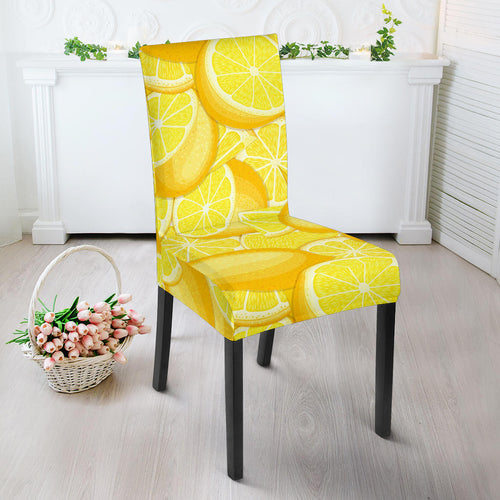Lemon Pattern Dining Chair Slipcover
