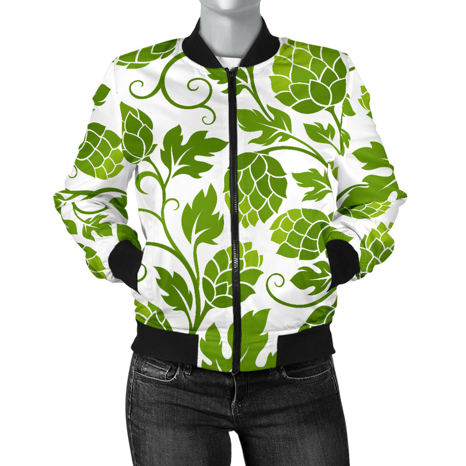 Hop Design Pattern Women'S Bomber Jacket