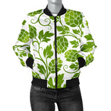 Hop Design Pattern Women'S Bomber Jacket
