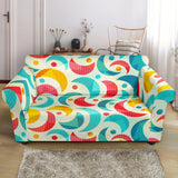 Colorful Moon Pattern Loveseat Couch Slipcover