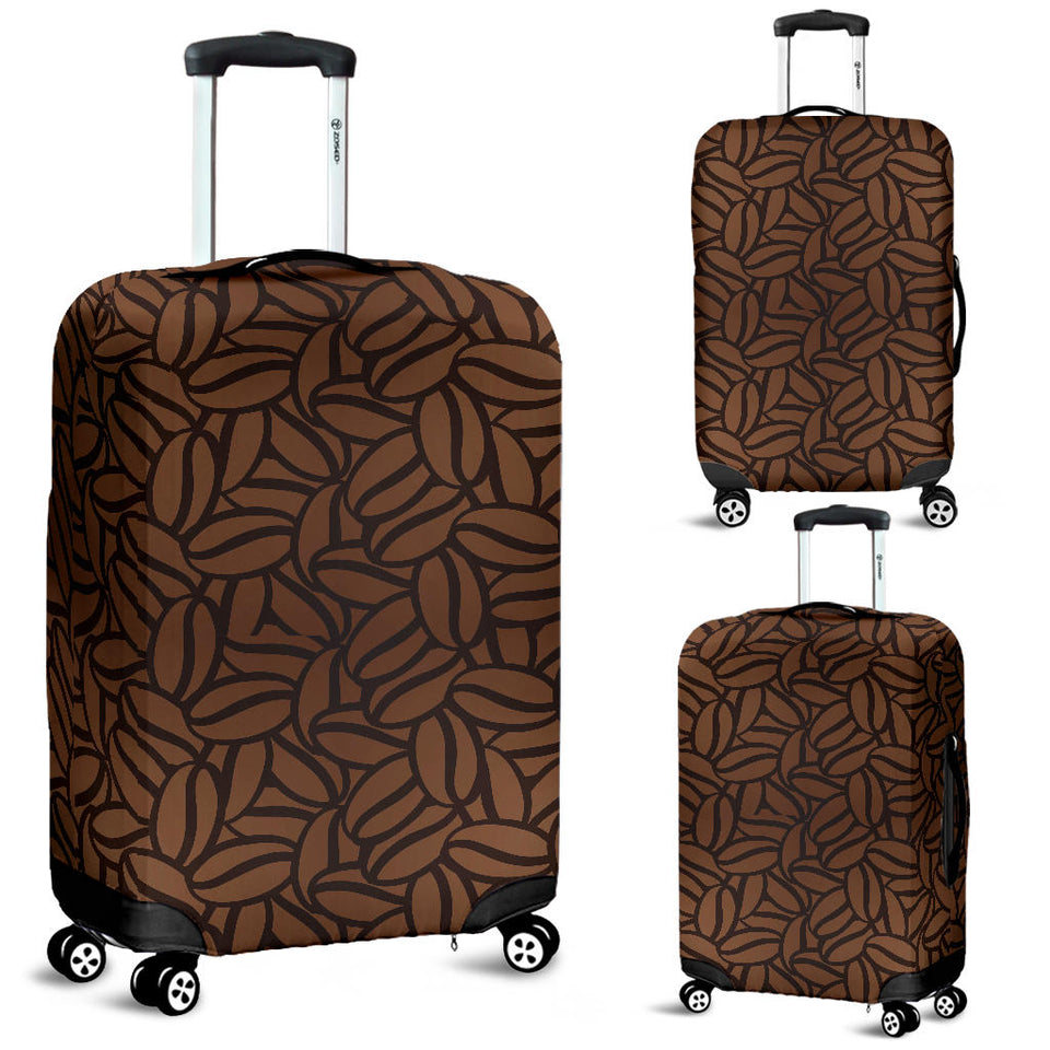 Coffee Bean Pattern Luggage Covers