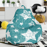 Vintage Star Pattern Bean Bag Cover
