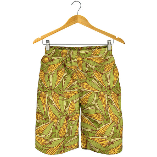 Corn Pattern Print Design 01 Men Shorts