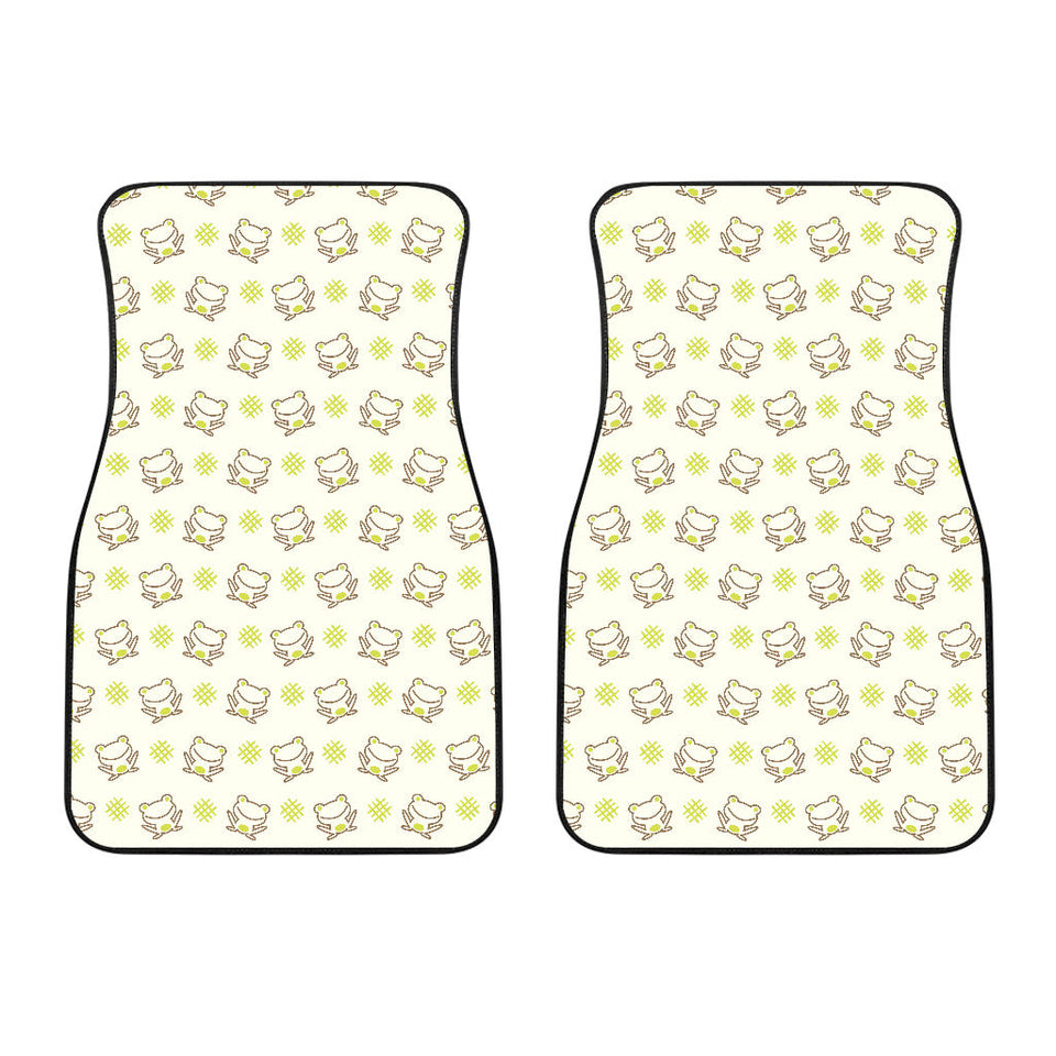 Cute Cartoon Frog Baby Pattern Front Car Mats