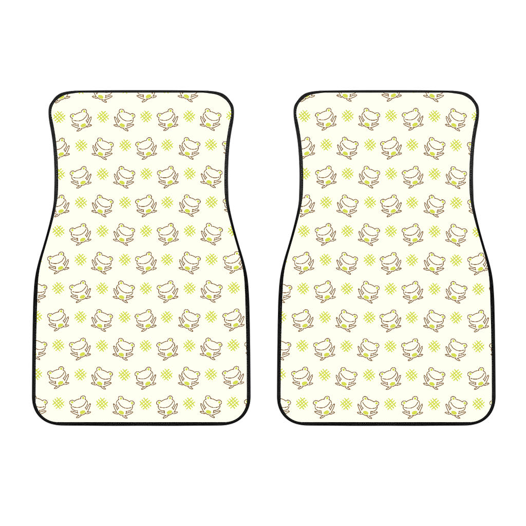 Cute Cartoon Frog Baby Pattern Front Car Mats