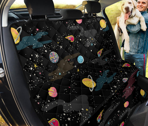 Space Pattern Dog Car Seat Covers