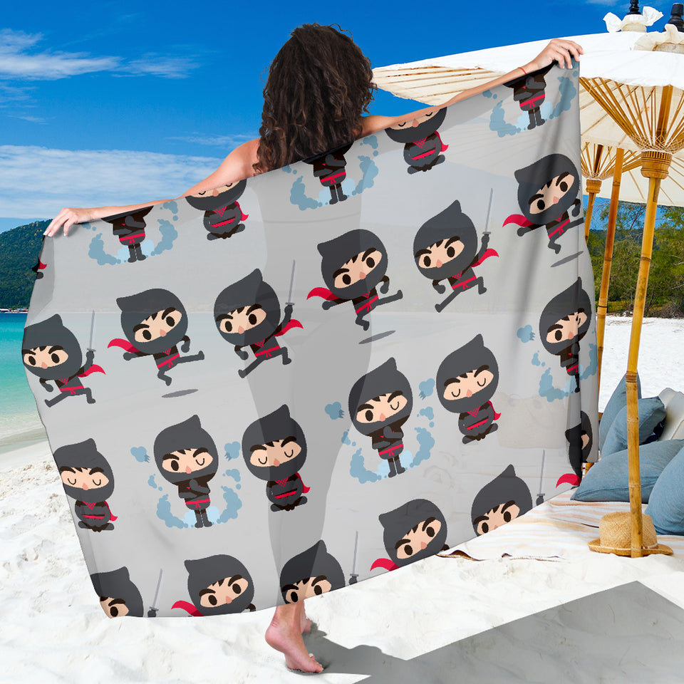 Cute Ninja Pattern Sarong