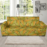 Corn Pattern Print Design 01 Sofa Slipcover