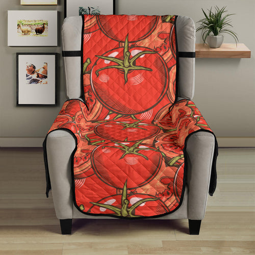 Red Tomato Pattern Chair Cover Protector