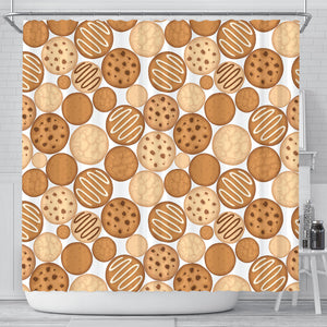 Various Cookie Pattern Shower Curtain Fulfilled In US