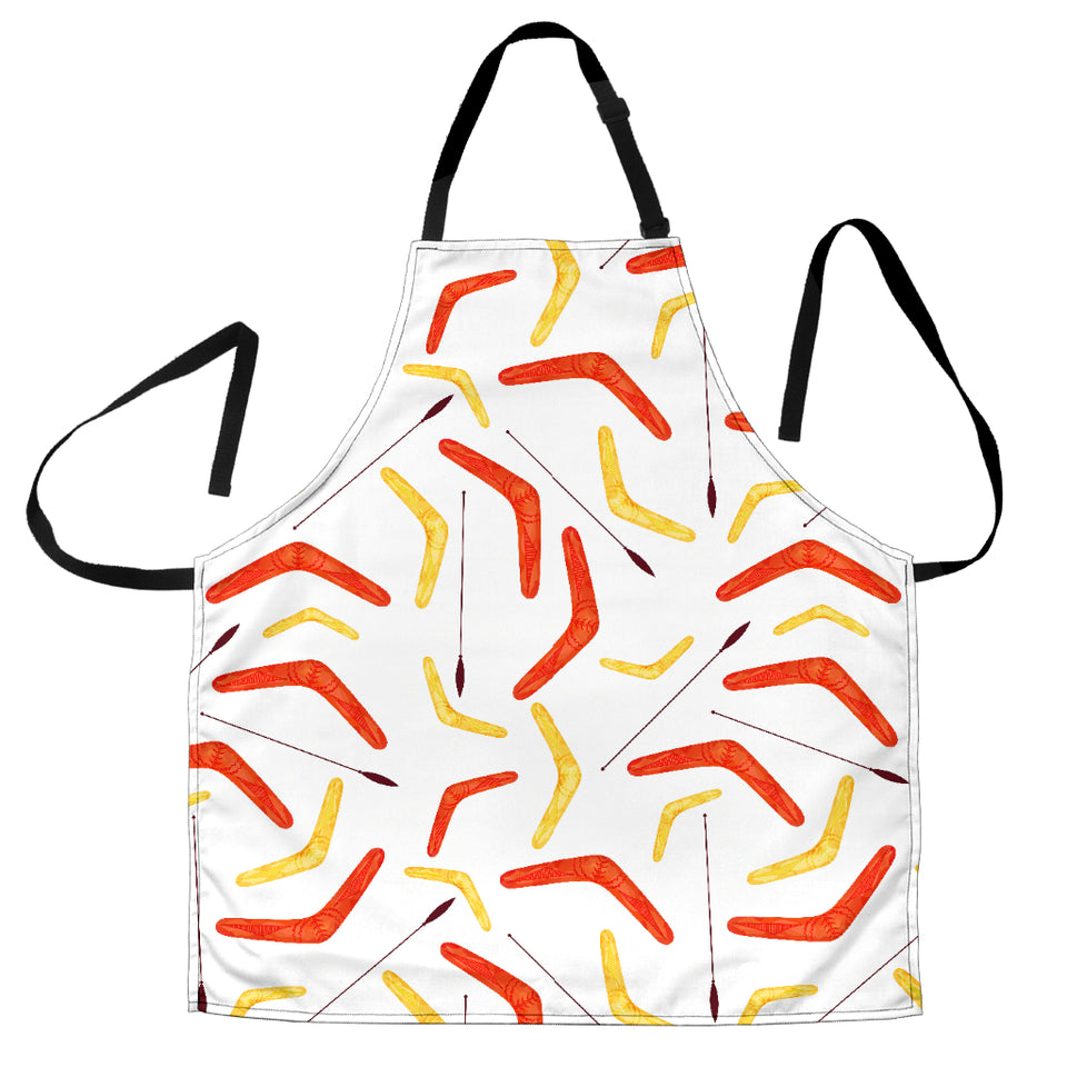 Waterclor Boomerang Australian Aboriginal Ornament Adjustable Apron