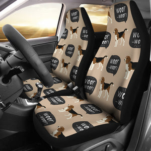 Beagle Pattern  Universal Fit Car Seat Covers