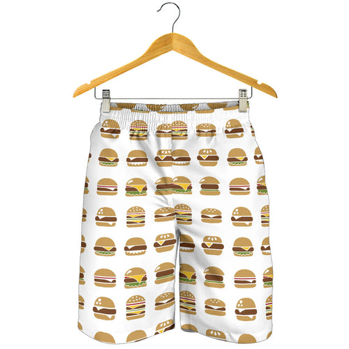 Hamburger Pattern Print Design 02 Men Shorts